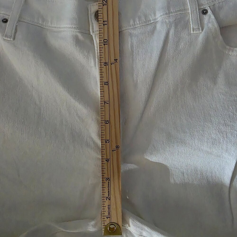 Levi's White Women's 721 High-rise Skinny Jeans 20W M - Picture 9 of 10